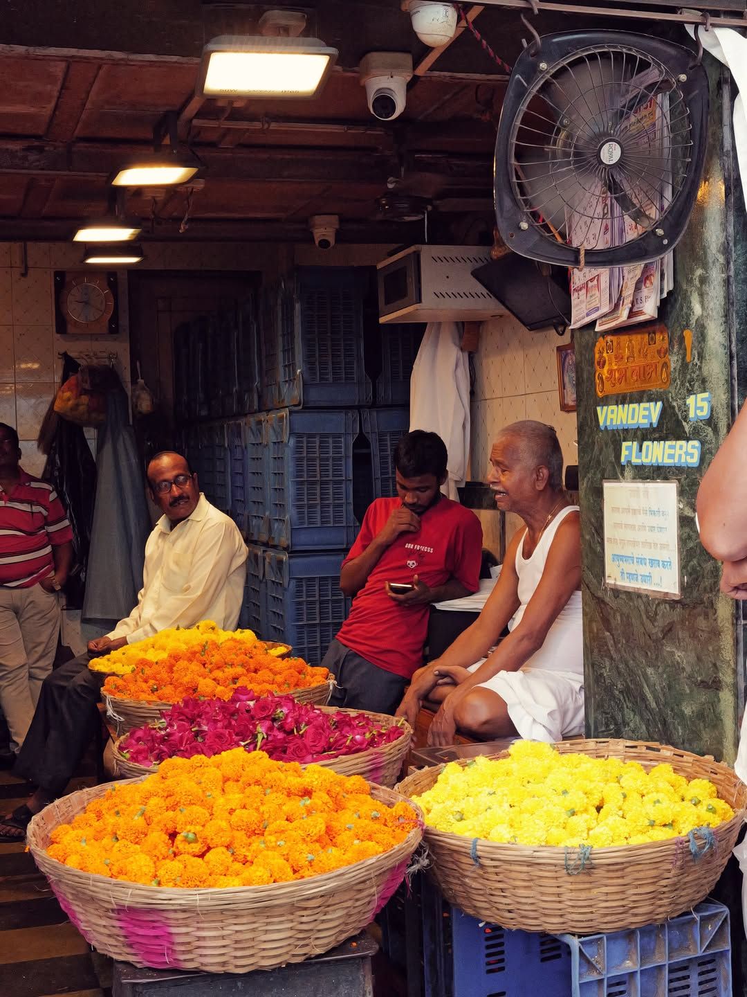 Flower sellers at Dadar