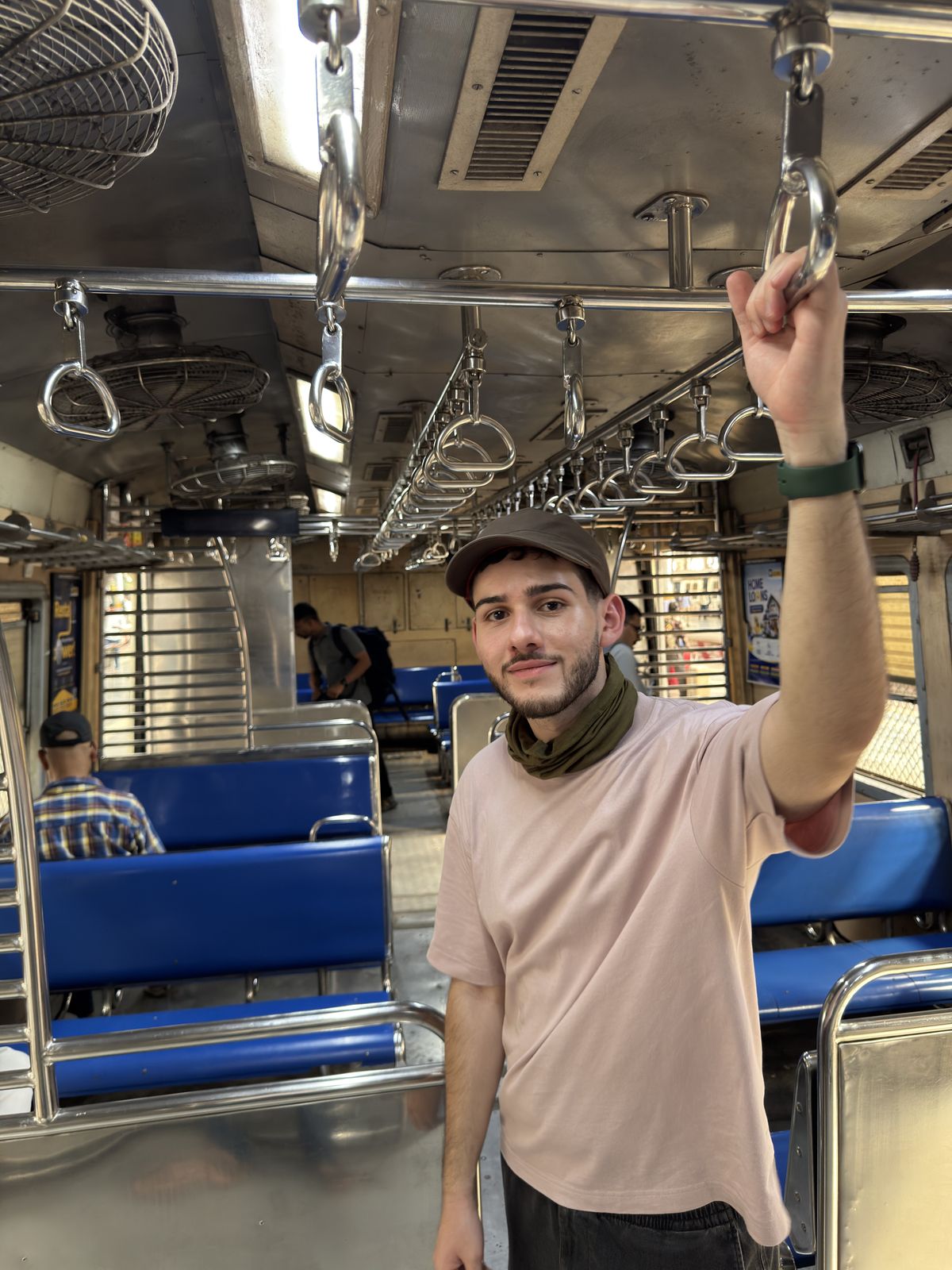 Inside a Mumbai local train