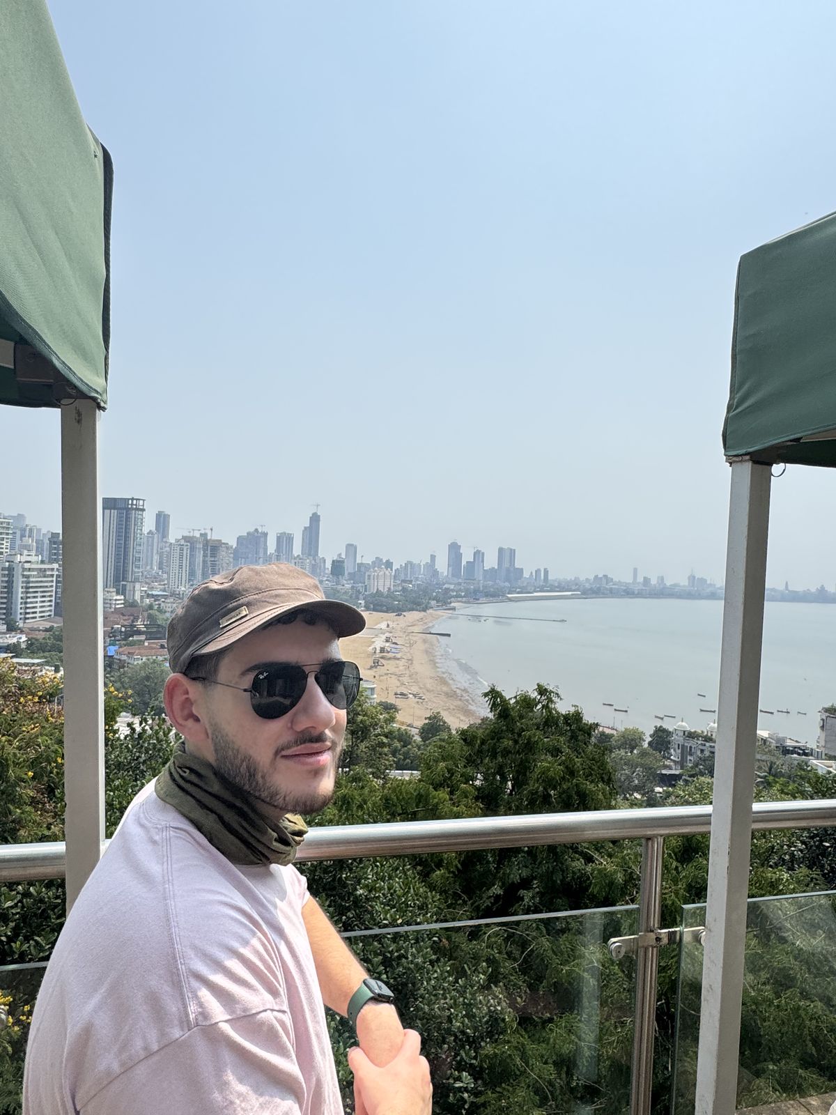 The view from the Hanging Gardens over Chowpatty